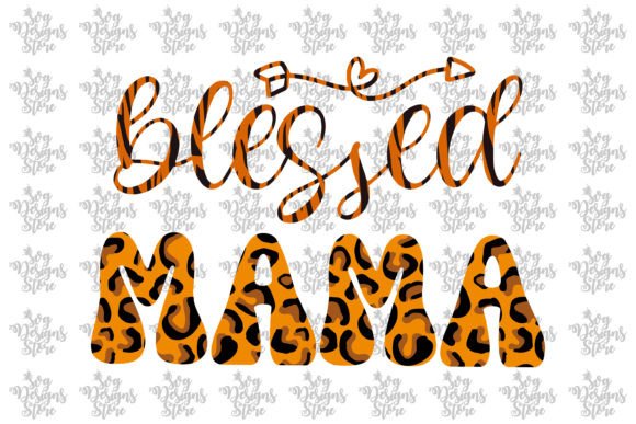 Blessed Mama Mom SVG: Graphics for Crafts