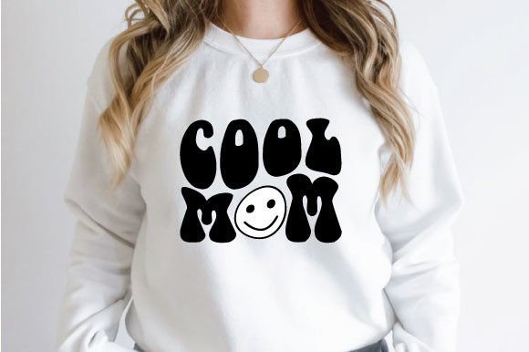 Cool Mom Retro SVG: Graphics for Crafts