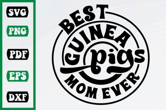 Guinea Pig Mom SVG for Crafts and Graphics
