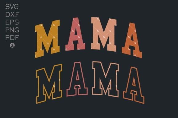 MAMA Varsity Letters Color Svg: A Designer's Review