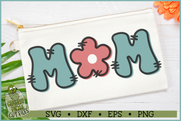 Mom Flower SVG File: Graphics for Crafts & Blogs