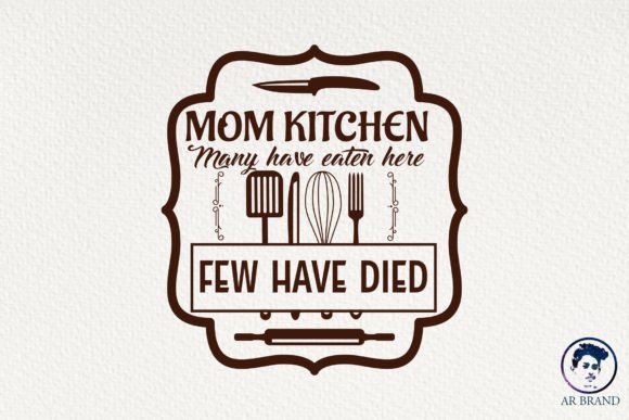 Mom Kitchen SVG Design: Graphics for Crafts