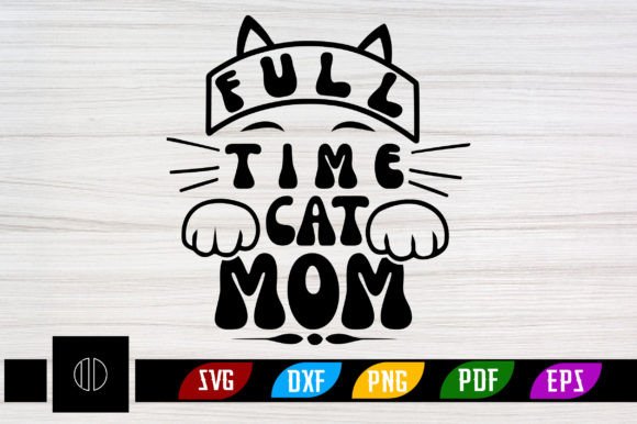 Retro Cat Mom SVG: A Review for Graphics and Crafts