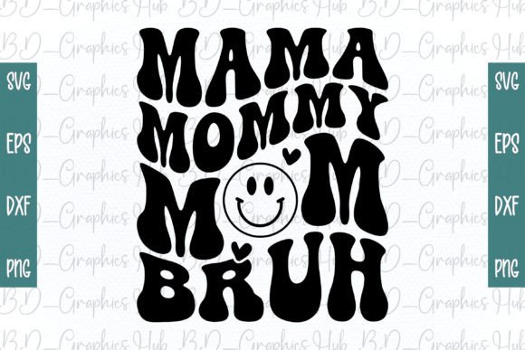 Retro Mama SVG: Fun Graphics for Crafts