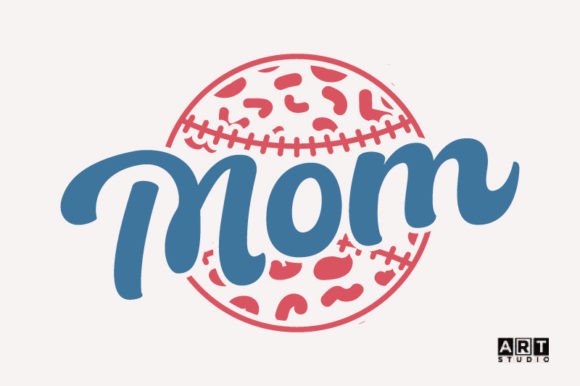 Retro Mom Baseball SVG: Graphics for Crafts & Blogs
