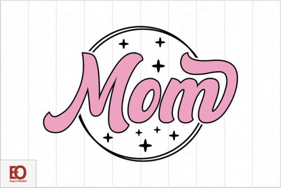 Retro Mom Graphics for Crafts and Design